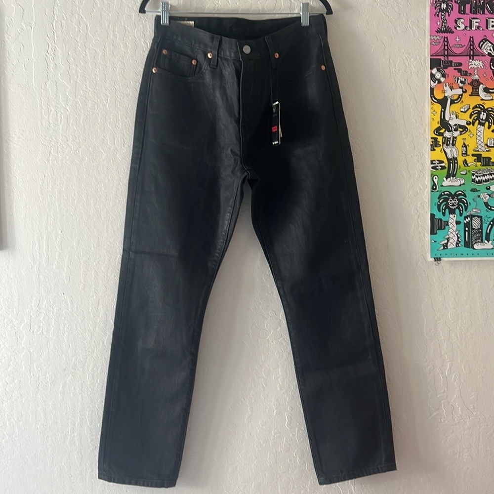 NWT Levi’s 501 waxed denim 29x30